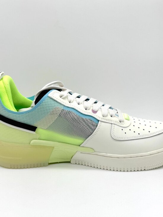 Nike Mens Air Force 1 React Sail Black Volt Shoes Sz 9 New Sneaker DM0573-101